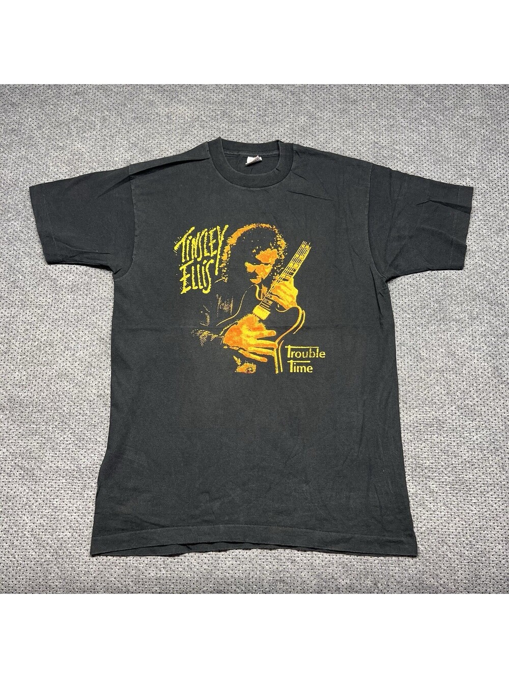 Vintage 90's Tinsley Ellis Trouble Time Tour Concert T-Shirt Large Rare Men’s